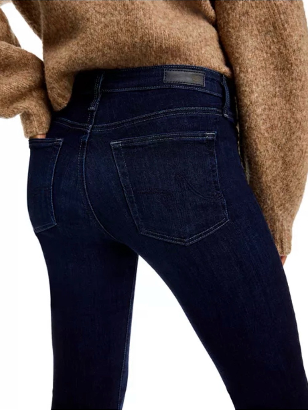 🦋 AG Adriano Goldschmied| EUC The Prima Ankle Cigarette Jeans 26R Dark Wash - Picture 2 of 12